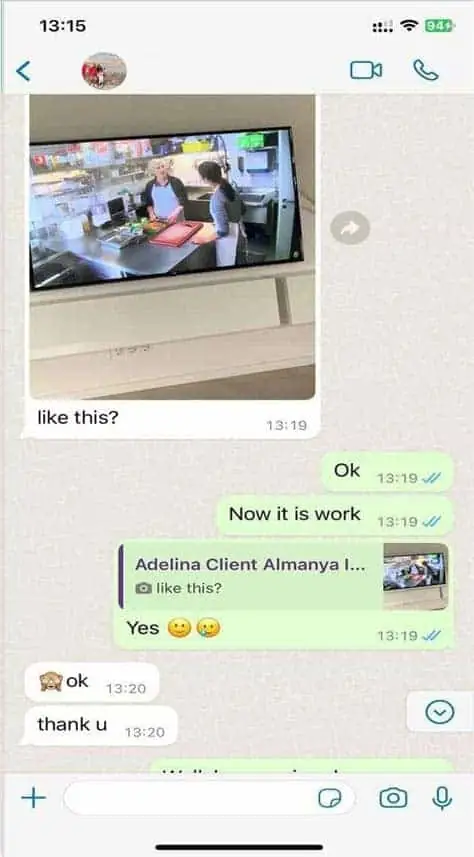 MIPTV4K customer review on WhatsApp 7